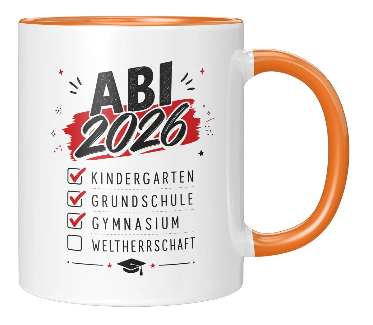 Tasse - Abi 2026 Kindergarten Grundschule Gymnasium Weltherrschaft