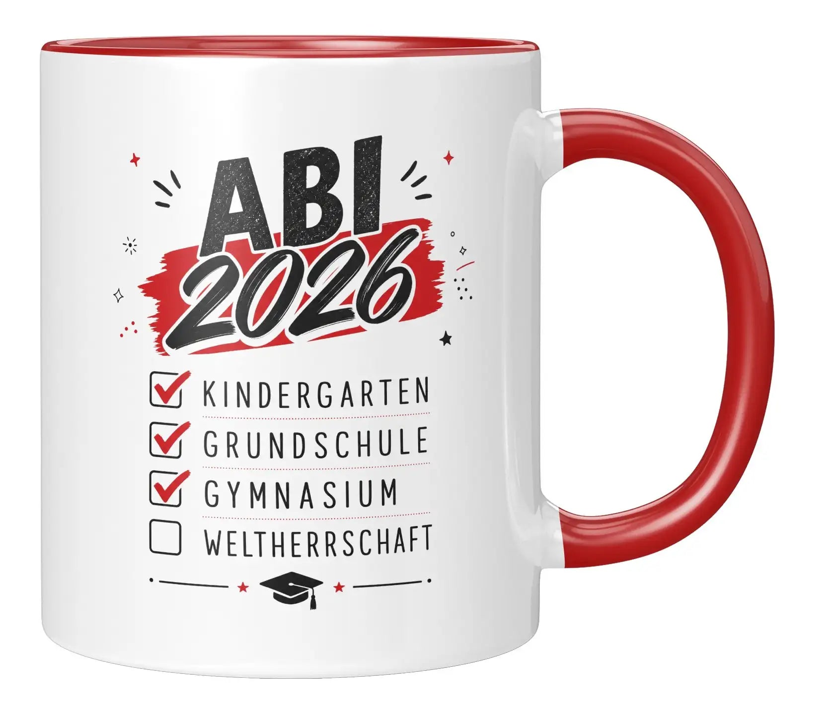 Tasse - Abi 2026 Kindergarten Grundschule Gymnasium Weltherrschaft