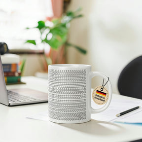 Tasse - Dekorative Nähstich-Muster