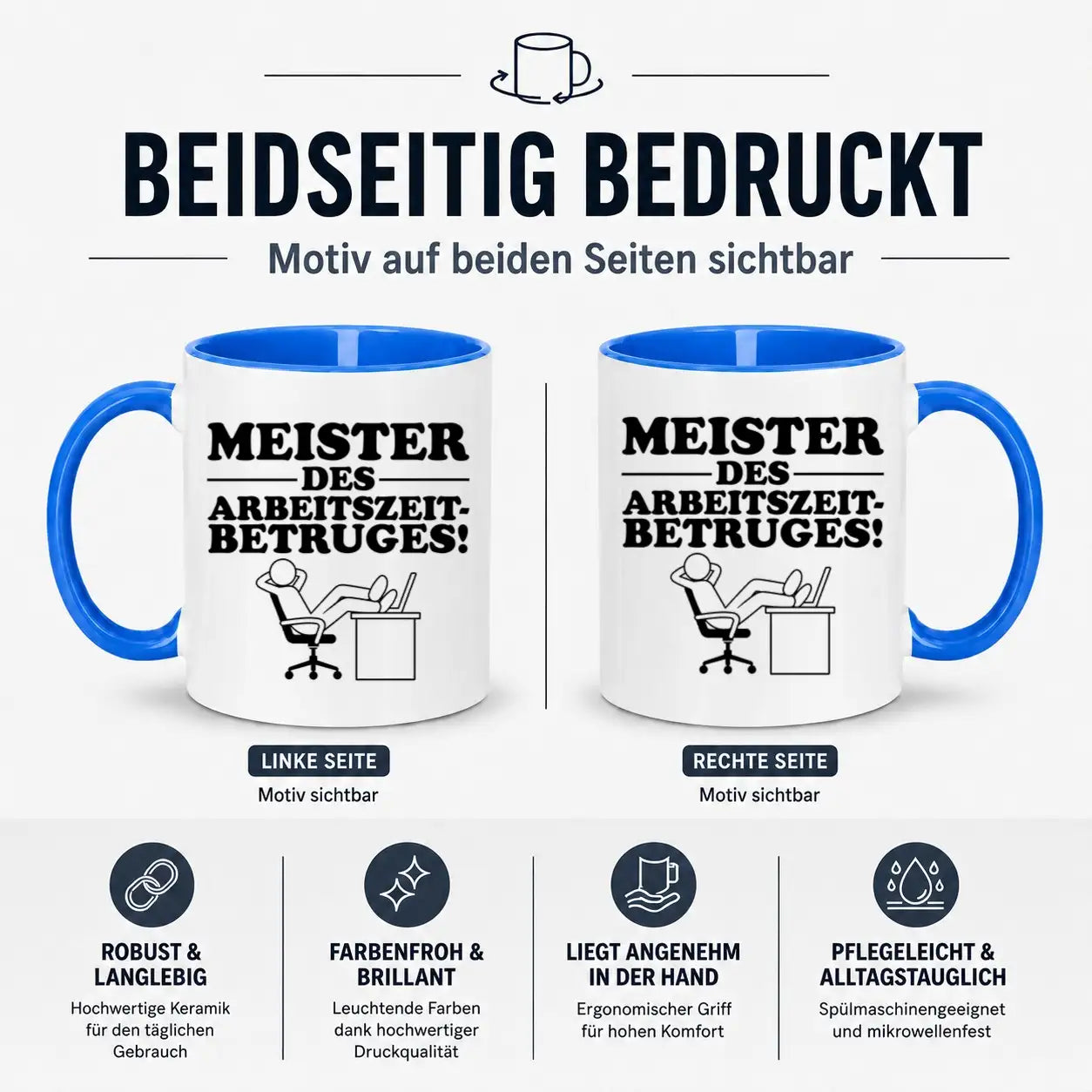Tasse - Meister des Arbeitszeitbetruges!