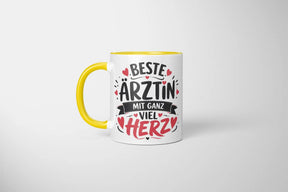 Tasse - Beste Ärztin mit ganz viel Herz