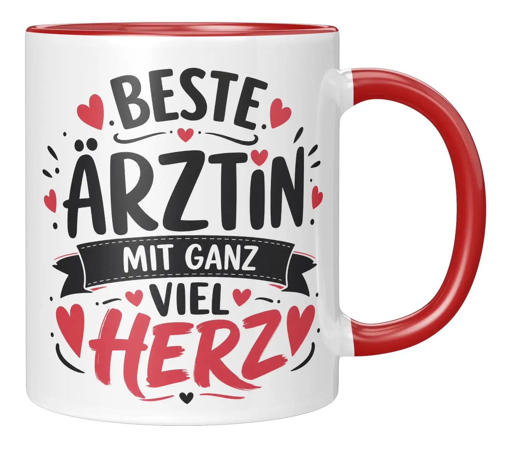 Tasse - Beste Ärztin mit ganz viel Herz