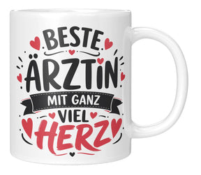 Tasse - Beste Ärztin mit ganz viel Herz