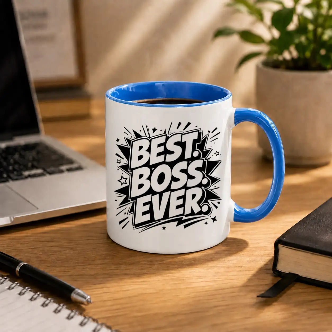 LIEBTASTISCH® Tasse mit Spruch - Best. Boss. Ever. - lustige Kaffeetasse für Chef und Chefin - Geschenk - Schritte Plus Neu 4 - A Hunger Like No Other - {FARBE}