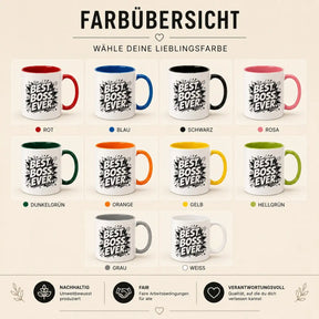 LIEBTASTISCH® Tasse mit Spruch - Best. Boss. Ever. - lustige Kaffeetasse für Chef und Chefin - Geschenk - Schritte Plus Neu 4 - A Hunger Like No Other - {FARBE}