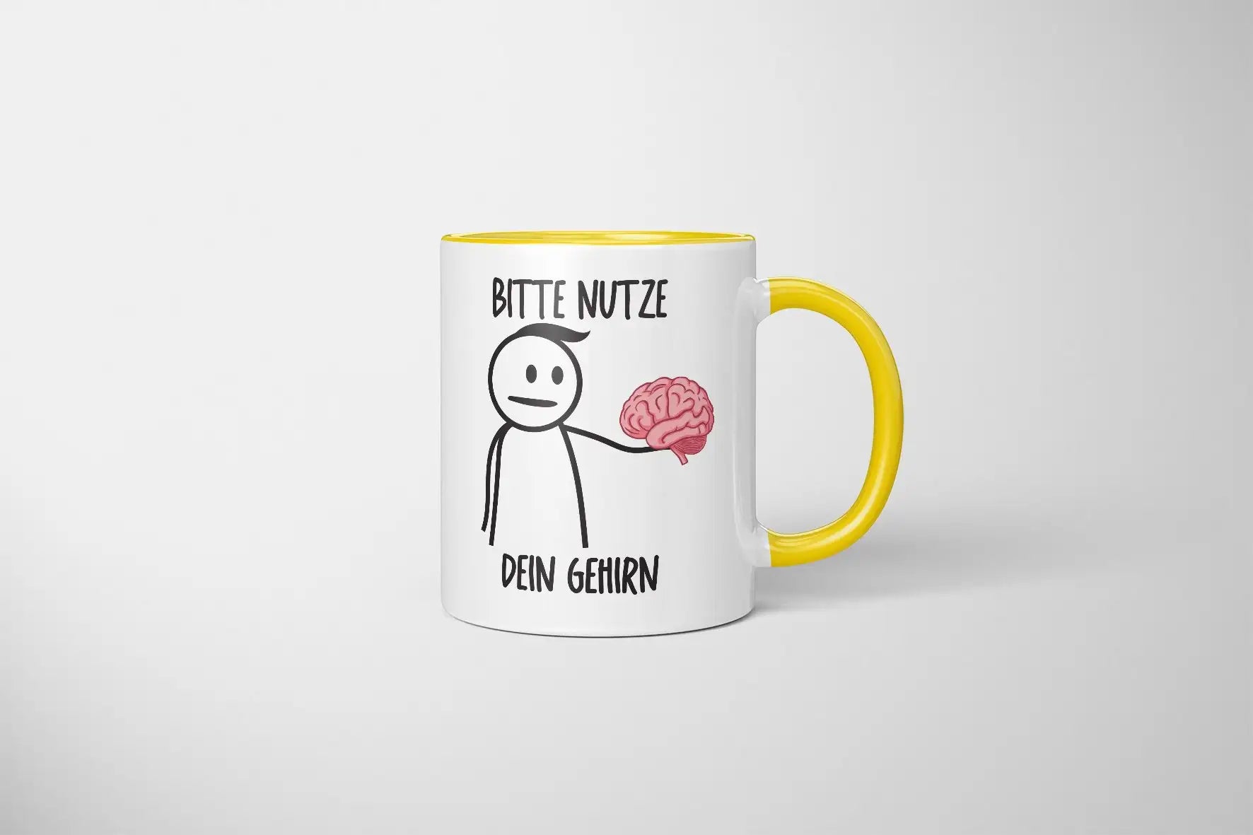 Tasse - Bitte nutze dein Gehirn