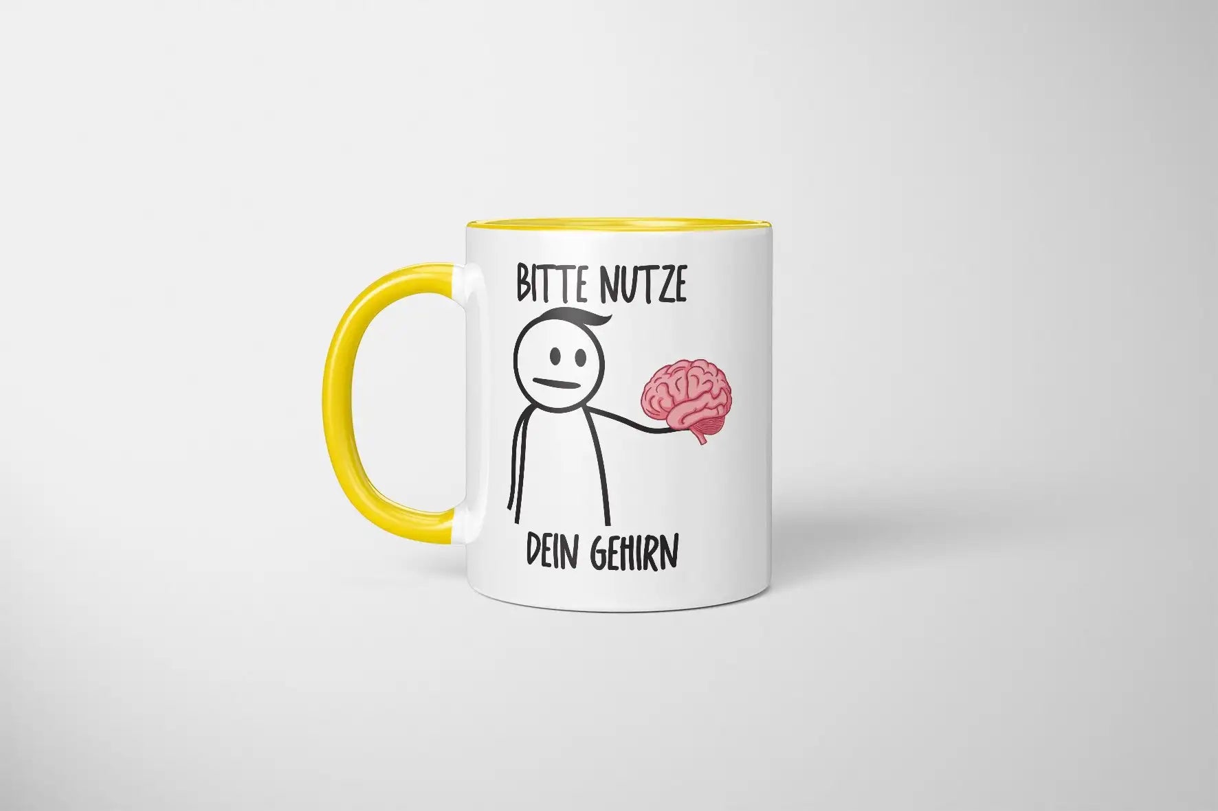 Tasse - Bitte nutze dein Gehirn