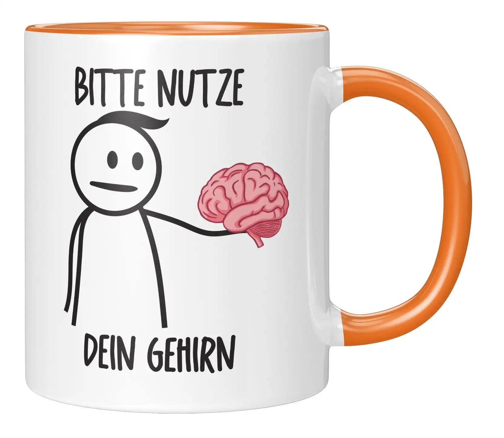 Tasse - Bitte nutze dein Gehirn