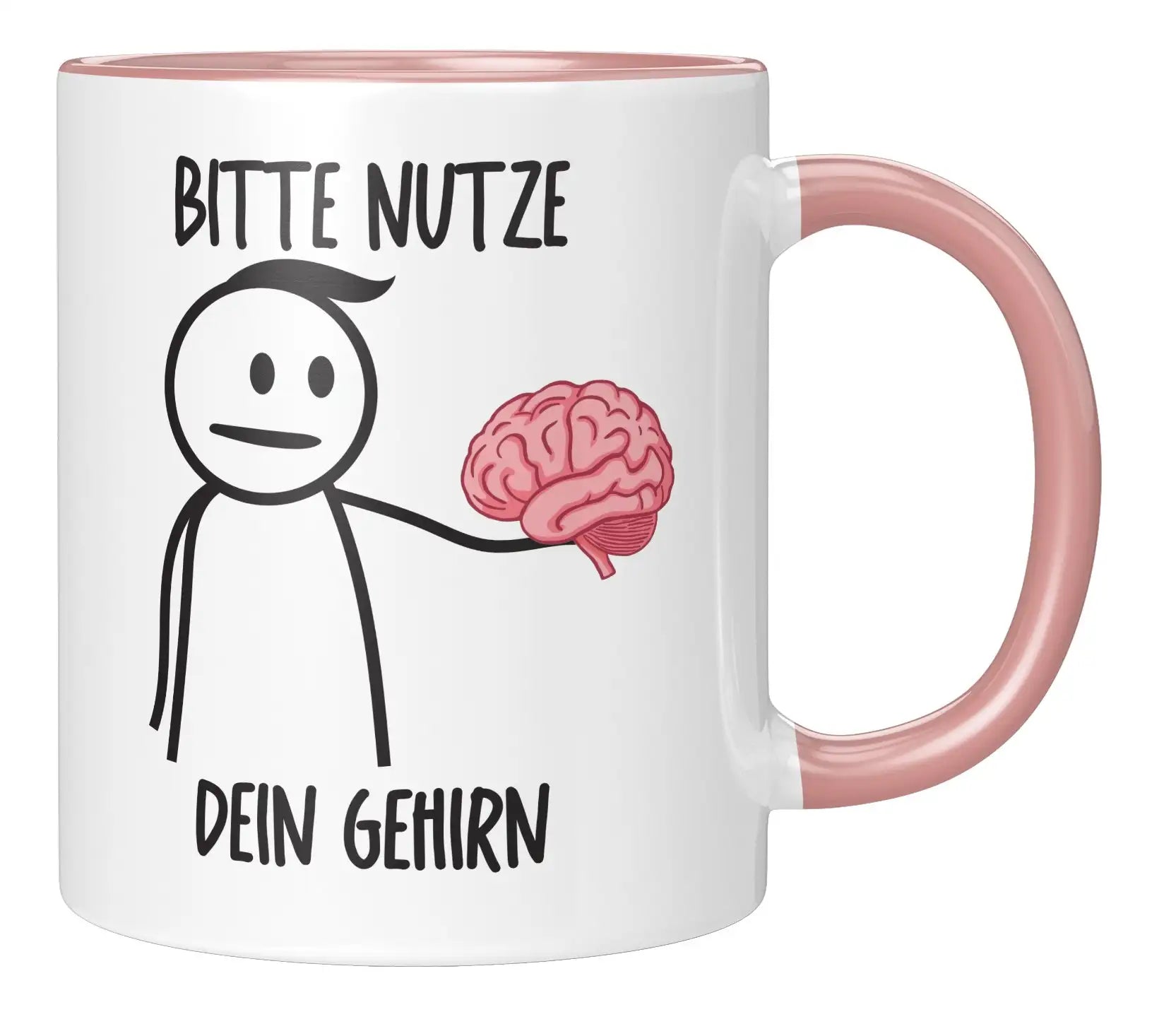 Tasse - Bitte nutze dein Gehirn