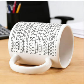 Tasse - Nähmaschinen-Stichmuster Reihen