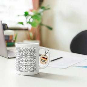 Tasse - Nähmaschinen-Stichmuster Reihen