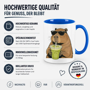 Tasse - Capybara mit Sonnenbrille Getränk