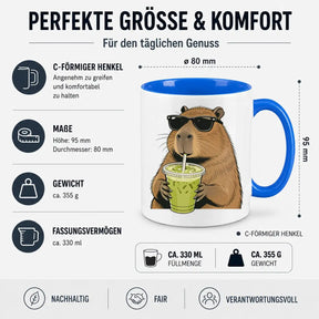 Tasse - Capybara mit Sonnenbrille Getränk