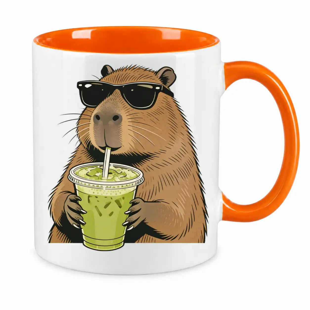 Tasse - Capybara mit Sonnenbrille Getränk