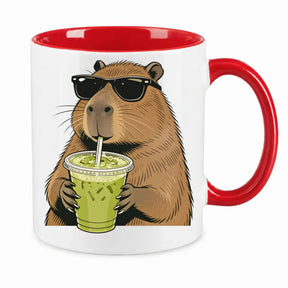 Tasse - Capybara mit Sonnenbrille Getränk