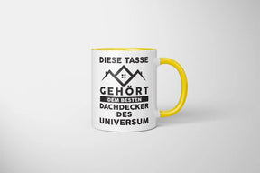 Tasse - Diese Tasse gehört dem besten Dachdecker des Universum