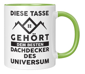 Tasse - Diese Tasse gehört dem besten Dachdecker des Universum