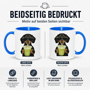 Tasse - Dackel Sonnenbrille Getränk