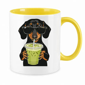 Tasse - Dackel Sonnenbrille Getränk