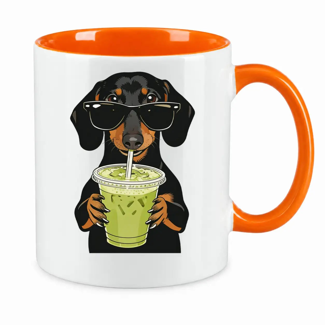 Tasse - Dackel Sonnenbrille Getränk