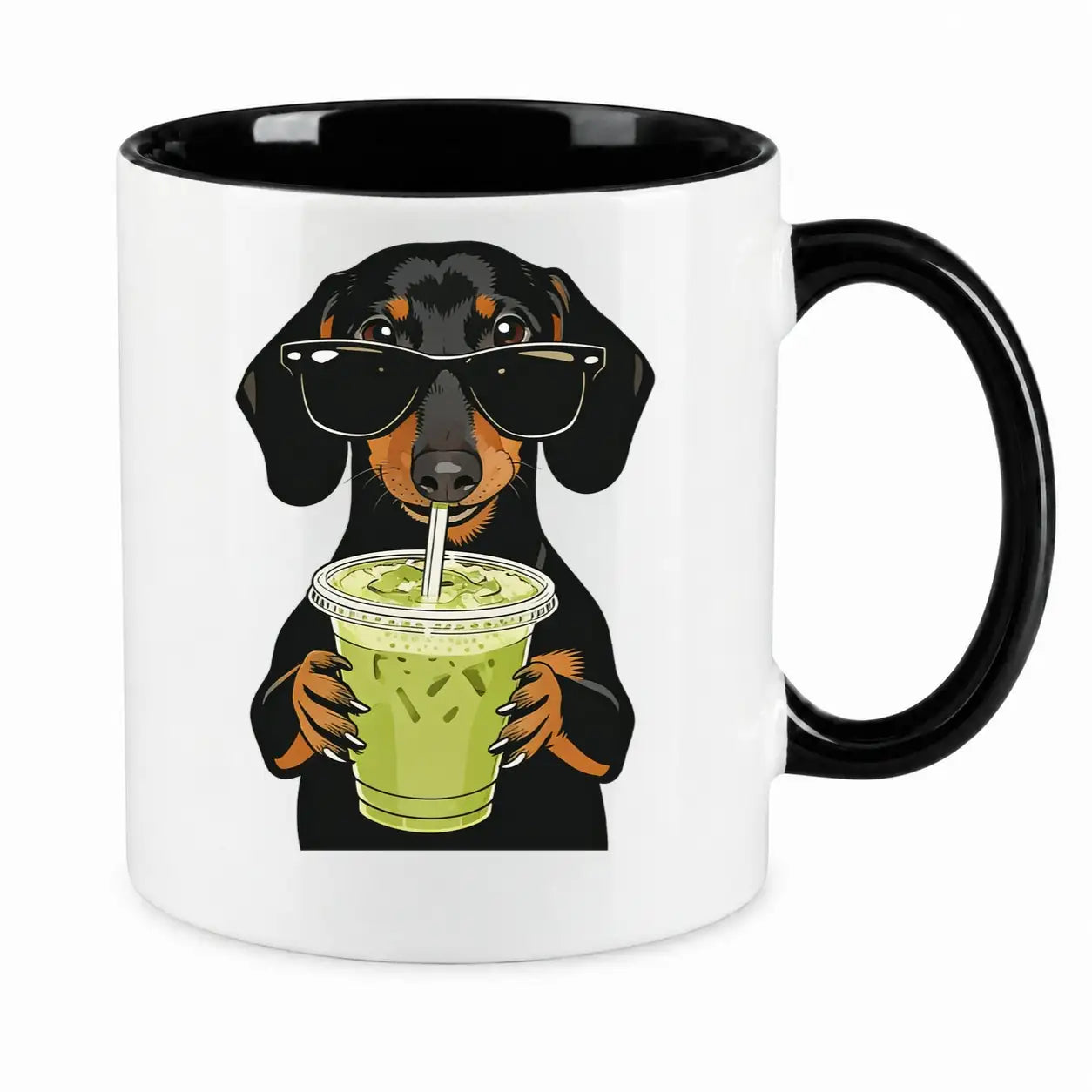 Tasse - Dackel Sonnenbrille Getränk