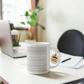 Tasse - Dekorative Nähmuster Linien