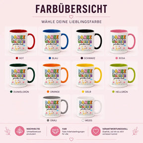 Tasse - Danke dass du mir beim Wachsen geholfen hast.