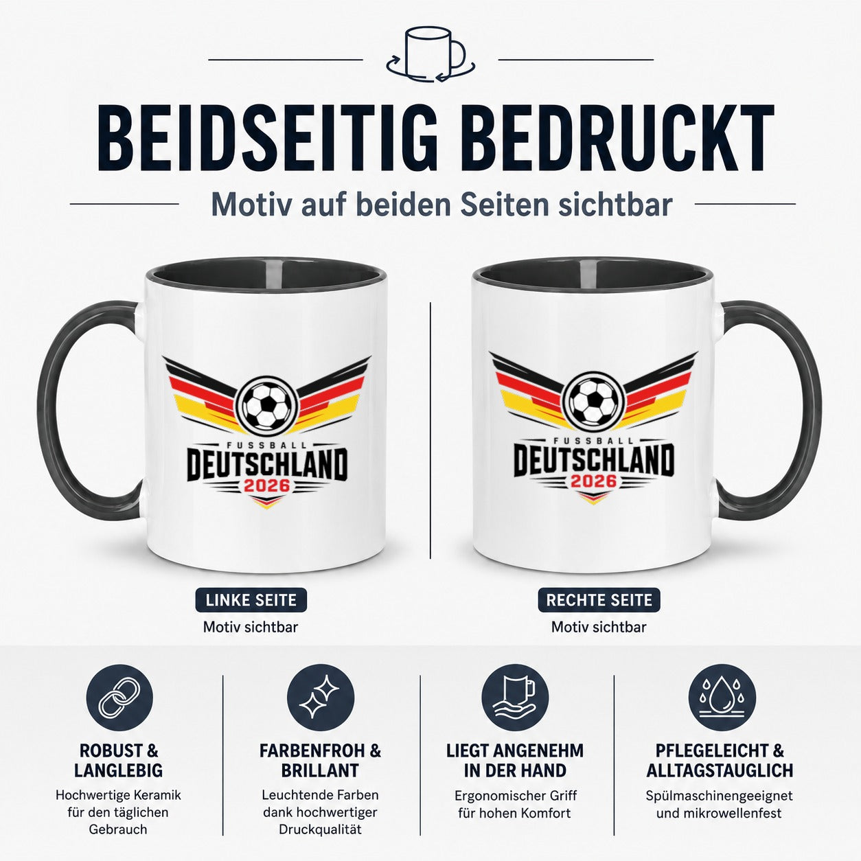 Tasse - Fussball Deutschland 2026