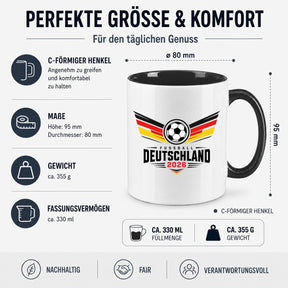 Tasse - Fussball Deutschland 2026