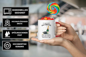 Tasse - Ich habe einen Doktortitel

Lasst uns einfach annehmen, dass ich immer recht habe