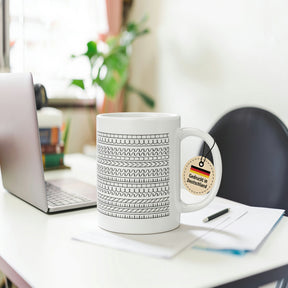 Tasse - Dekorative Musterstreifen Linien