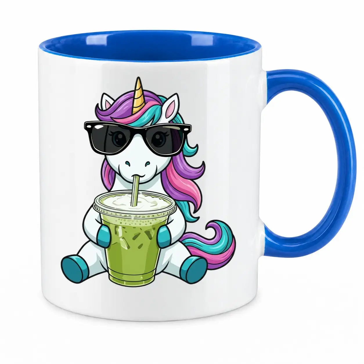 Tasse - Einhorn mit Sonnenbrille Smoothie