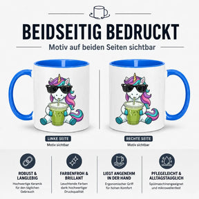 Tasse - Einhorn mit Sonnenbrille Smoothie