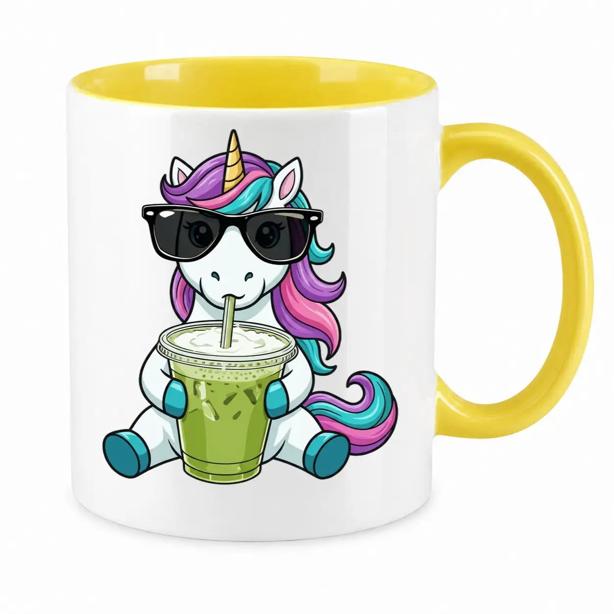 Tasse - Einhorn mit Sonnenbrille Smoothie