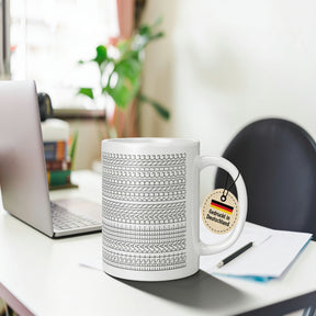 Tasse - Dekorative Nähstich-Muster