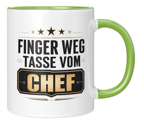 Tasse - Finger weg Tasse vom Chef
