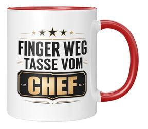Tasse - Finger weg Tasse vom Chef