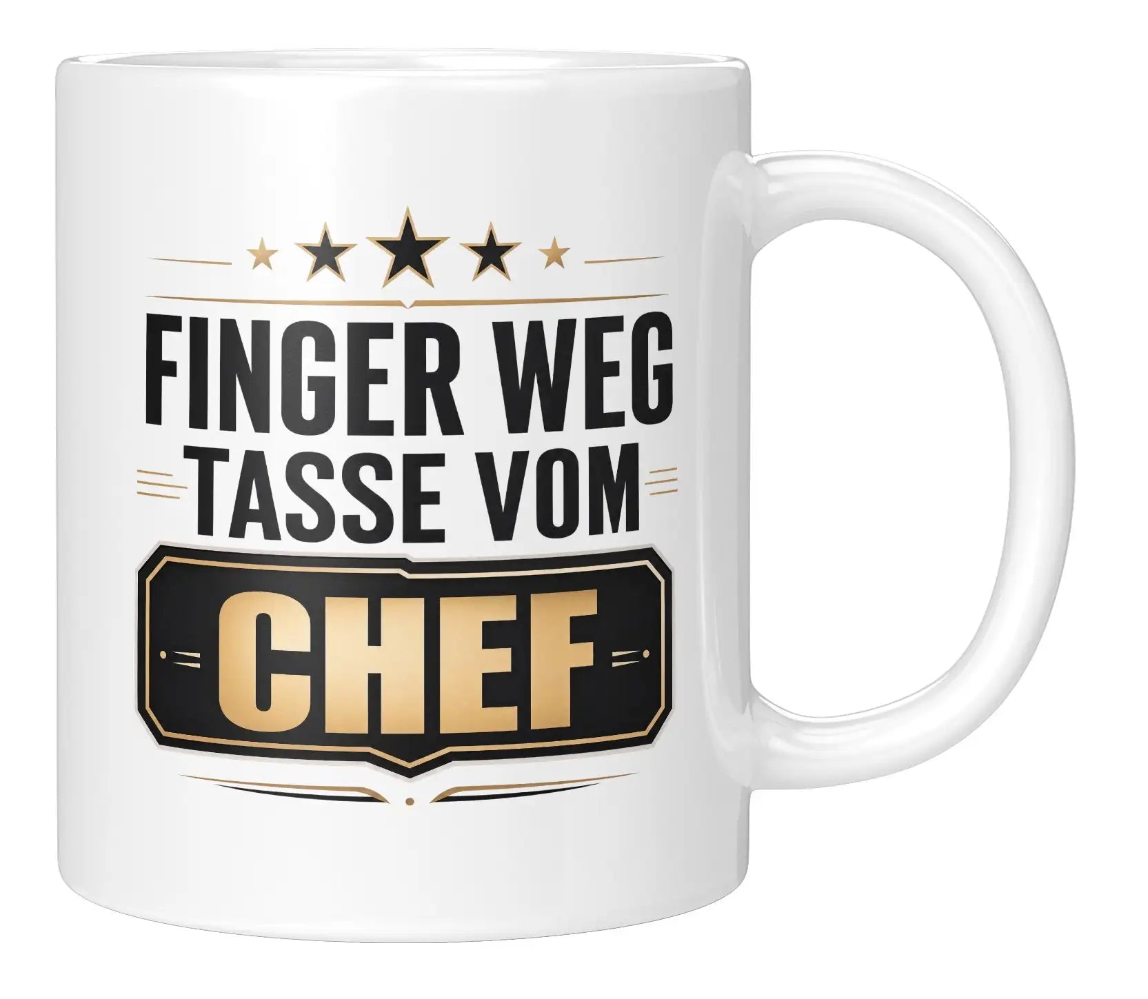 Tasse - Finger weg Tasse vom Chef