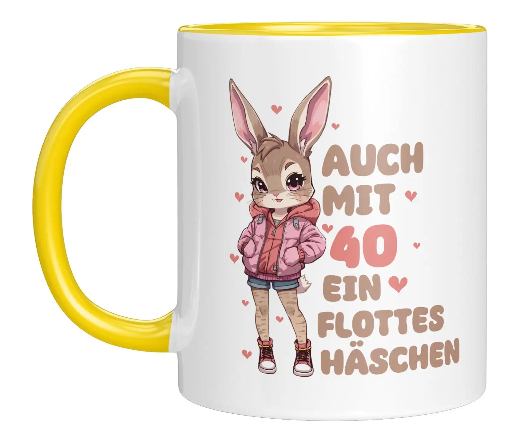 Tasse - Auch mit 40 ein flottes Häschen