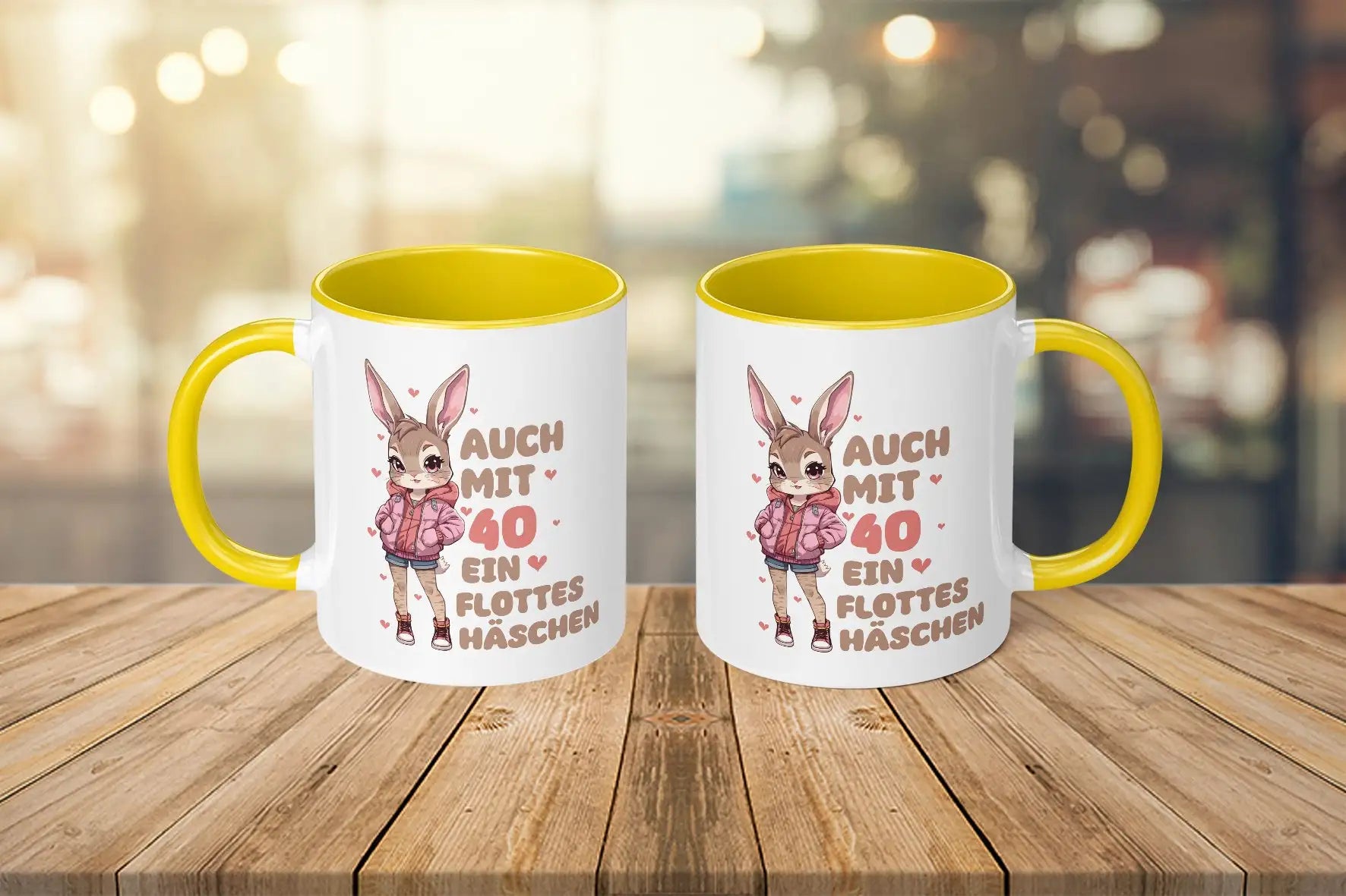 Tasse - Auch mit 40 ein flottes Häschen