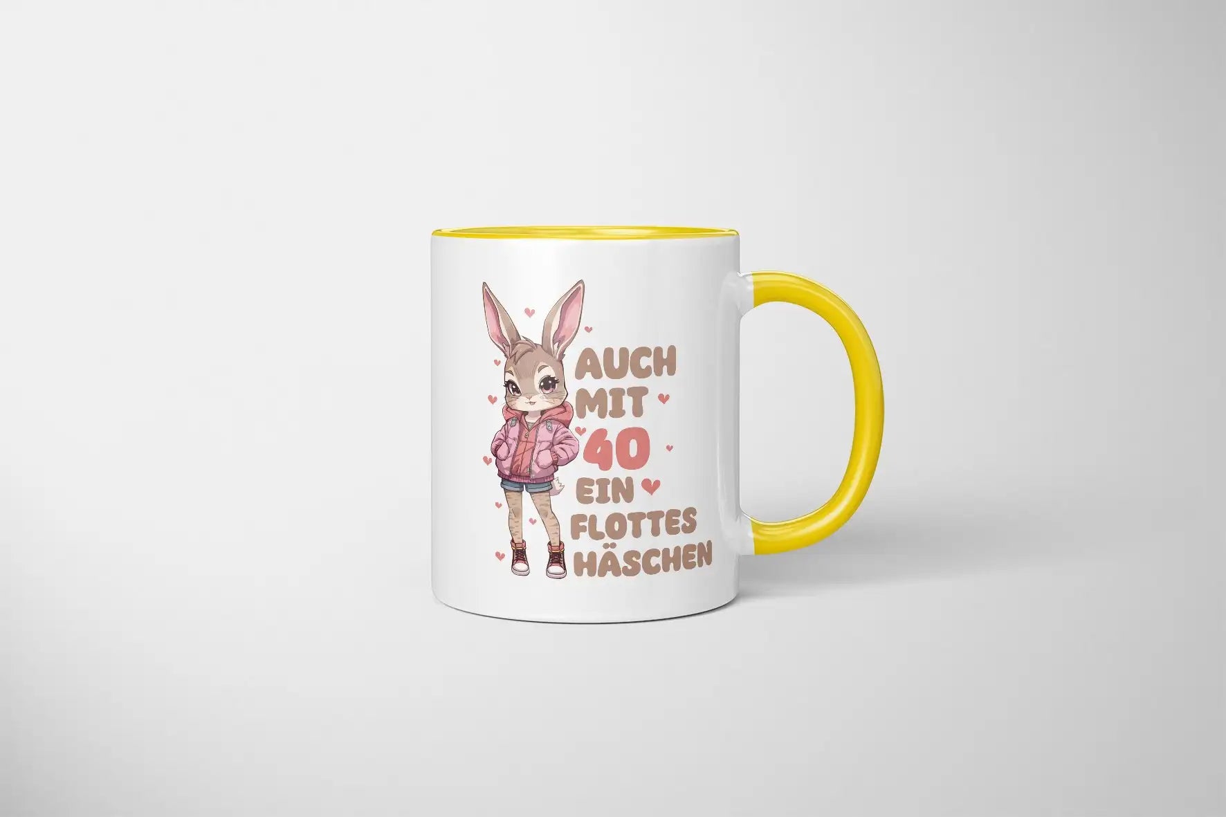 Tasse - Auch mit 40 ein flottes Häschen