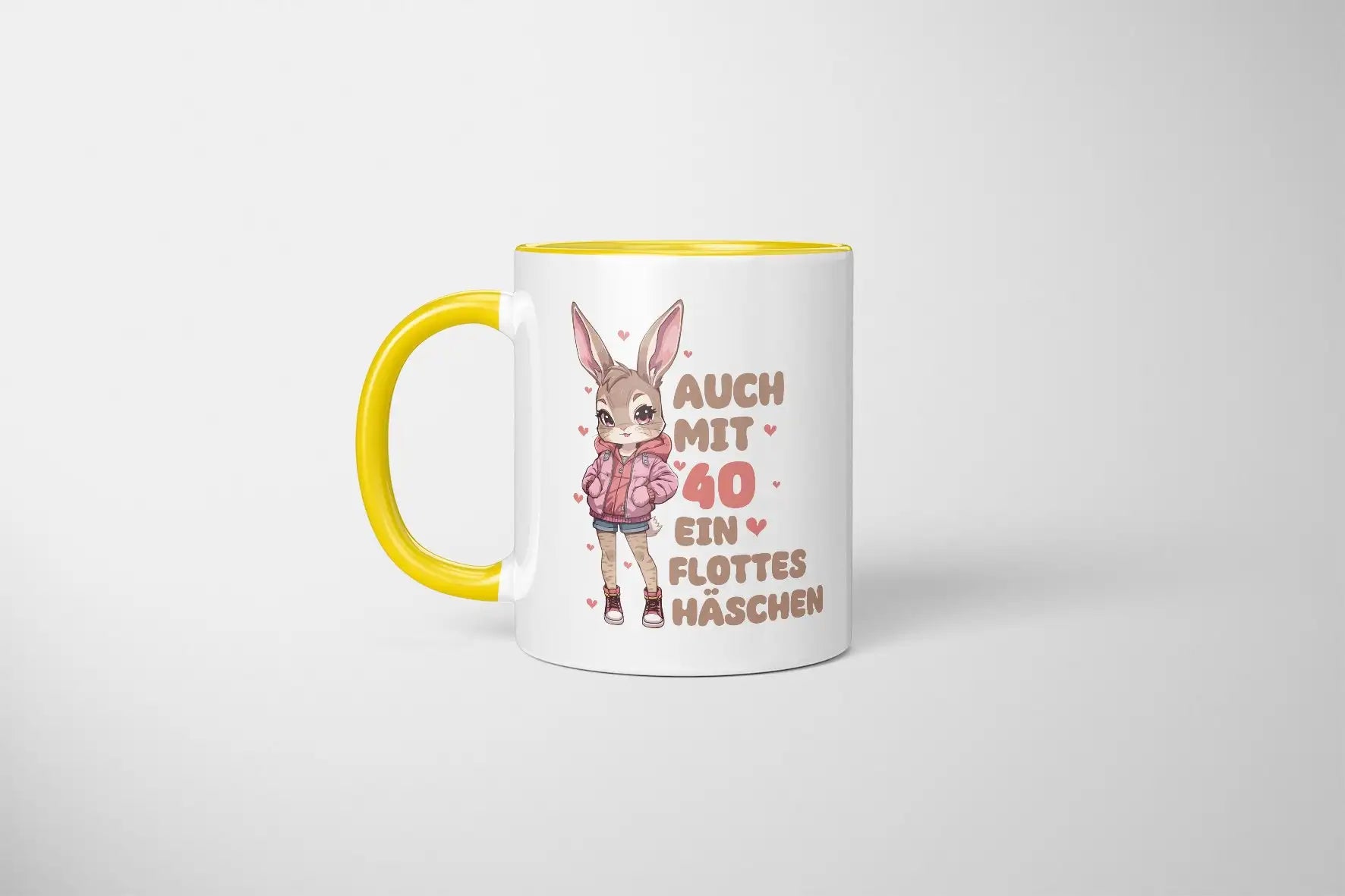 Tasse - Auch mit 40 ein flottes Häschen