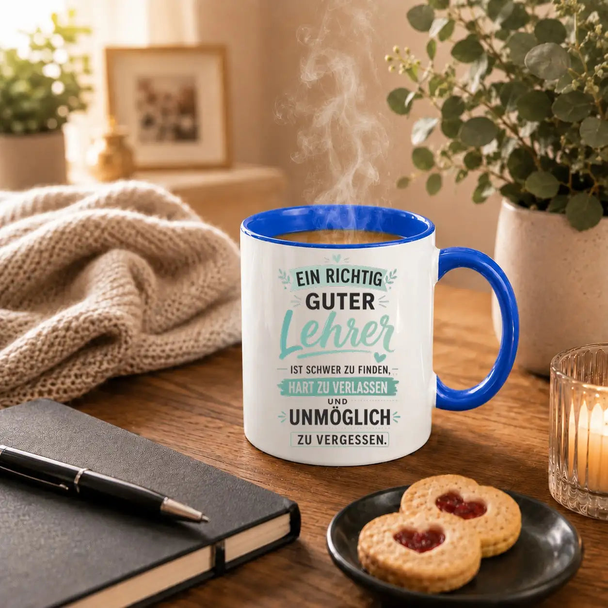 Tasse - Ein richtig guter Lehrer ist schwer zu finden, hart zu verlassen und unmöglich zu vergessen.