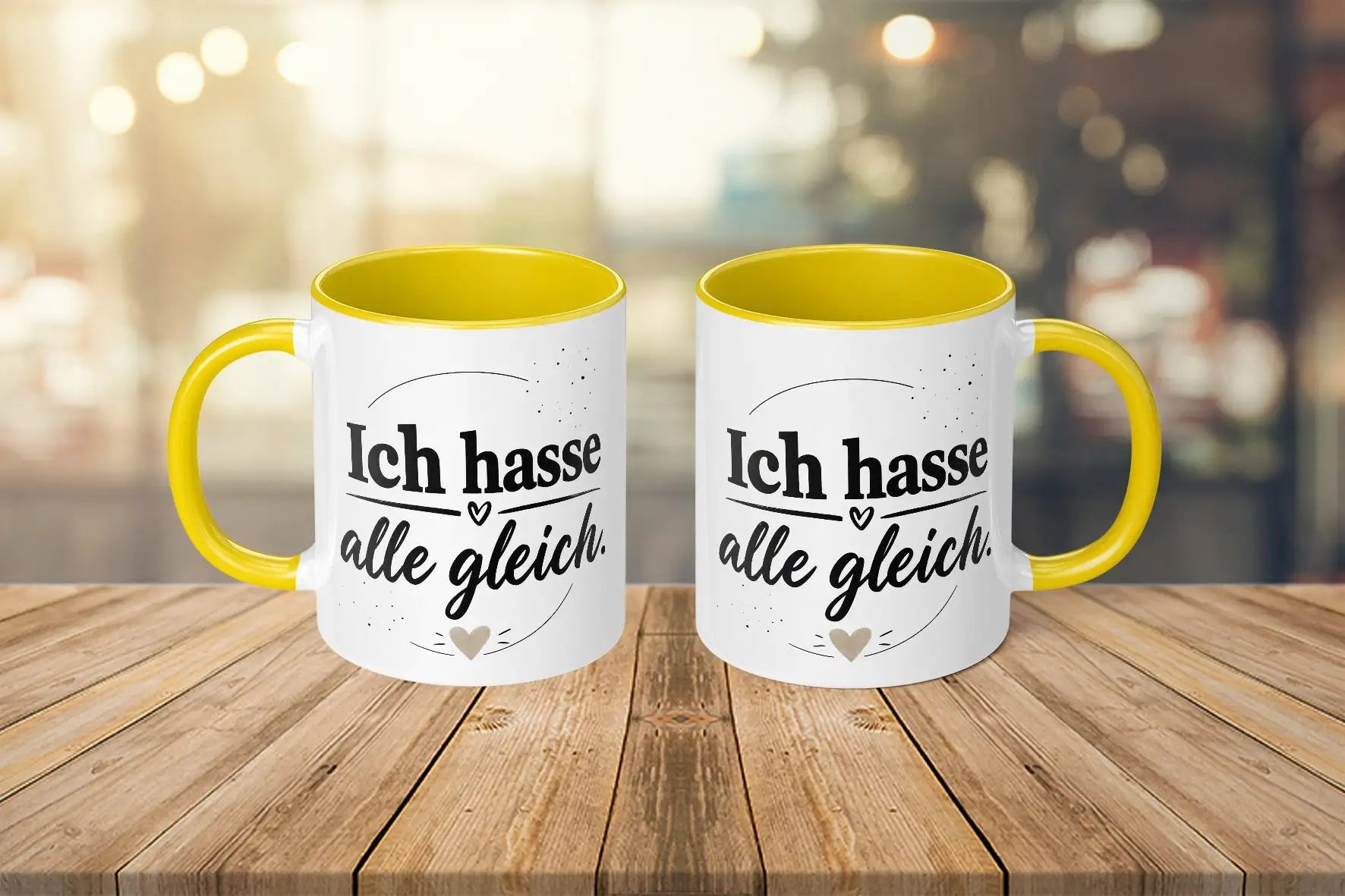 Tasse - Ich hasse alle gleich.