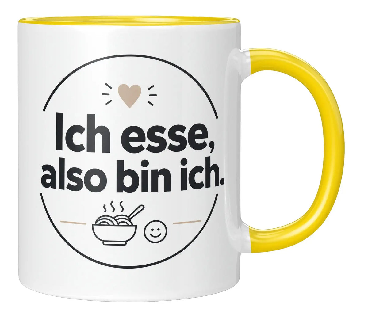 Tasse - Ich esse, also bin ich.
