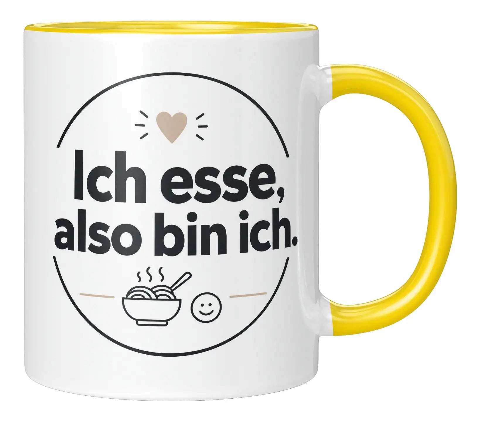 Tasse - Ich esse, also bin ich.