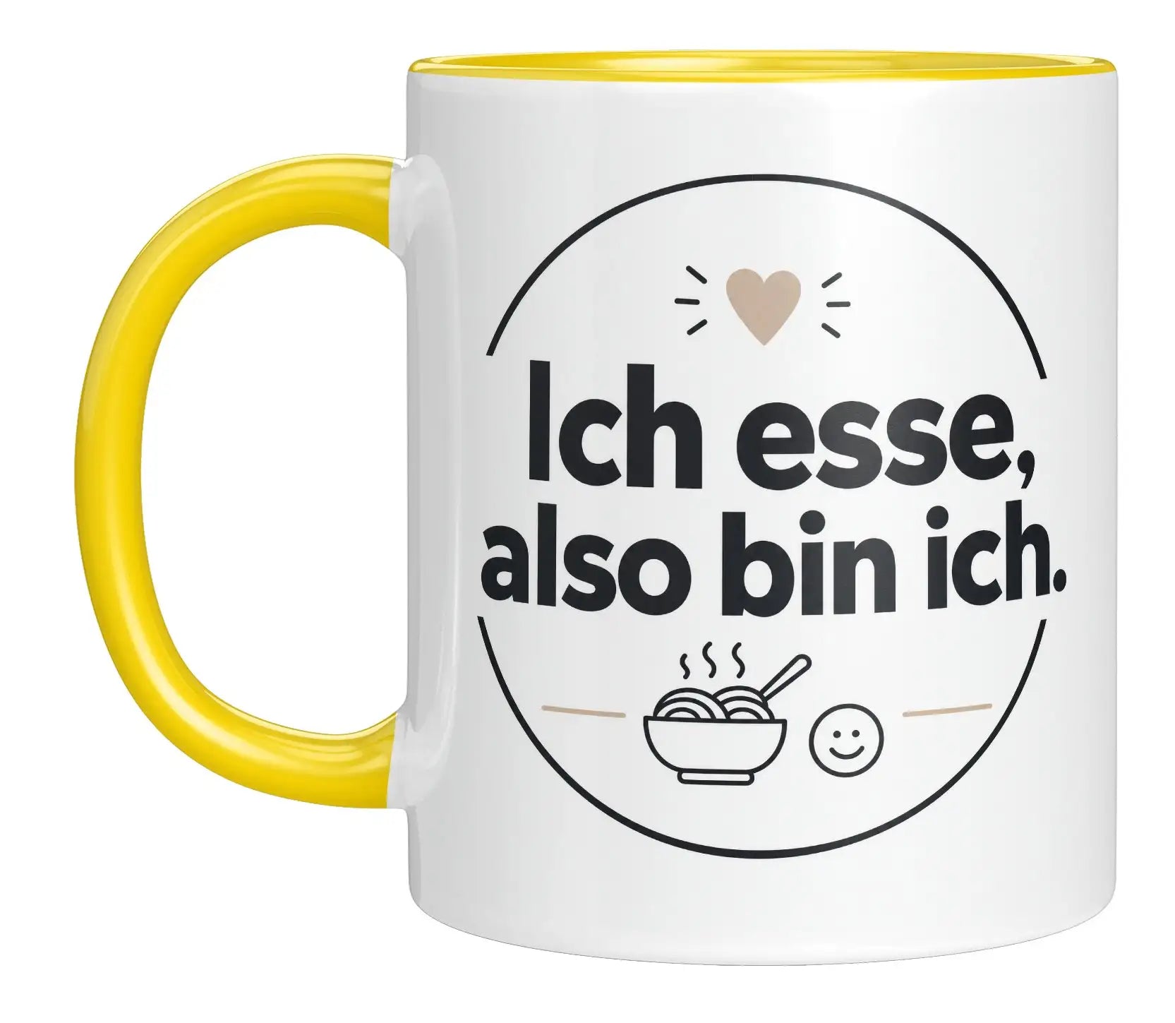Tasse - Ich esse, also bin ich.