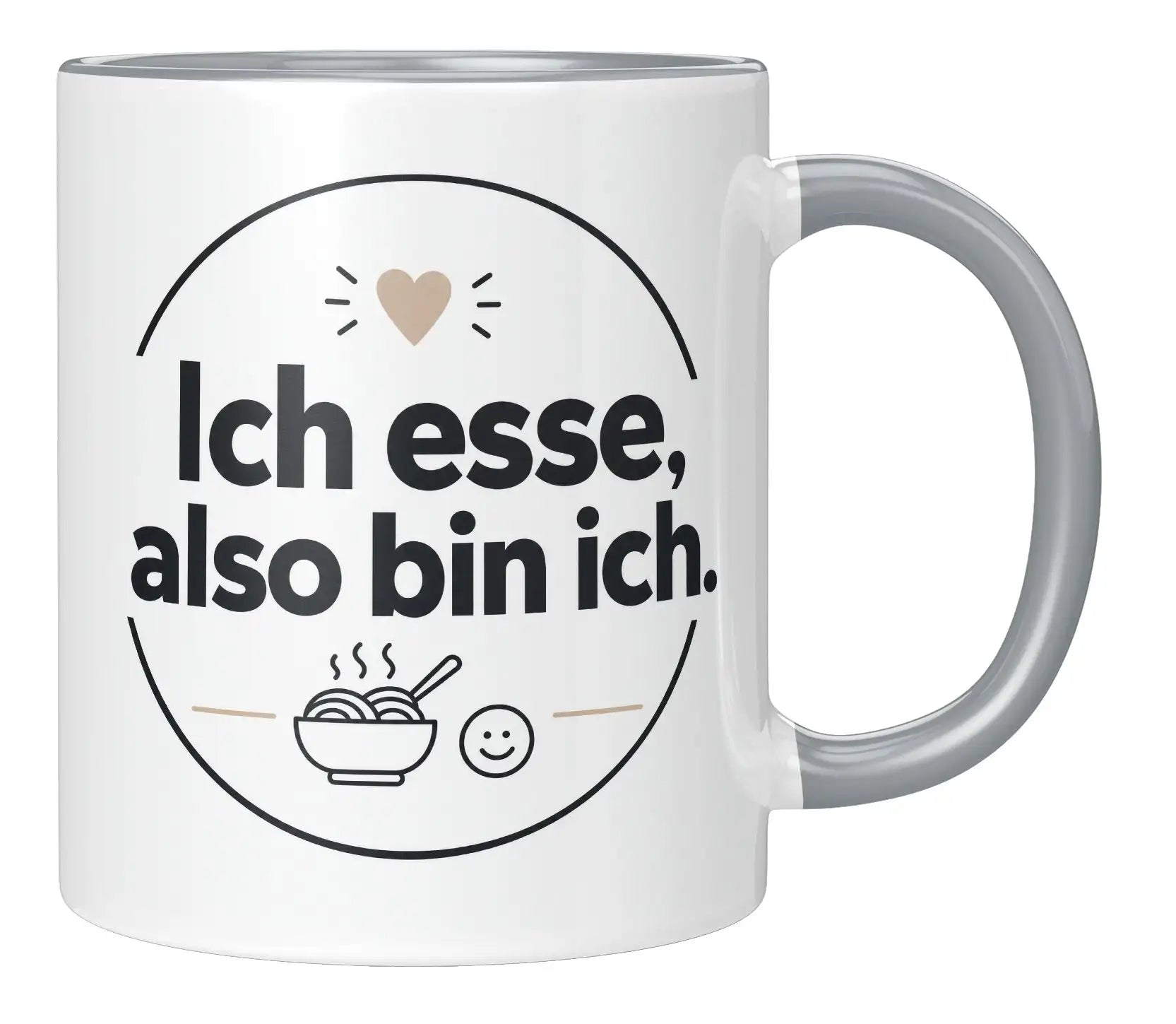 Tasse - Ich esse, also bin ich.