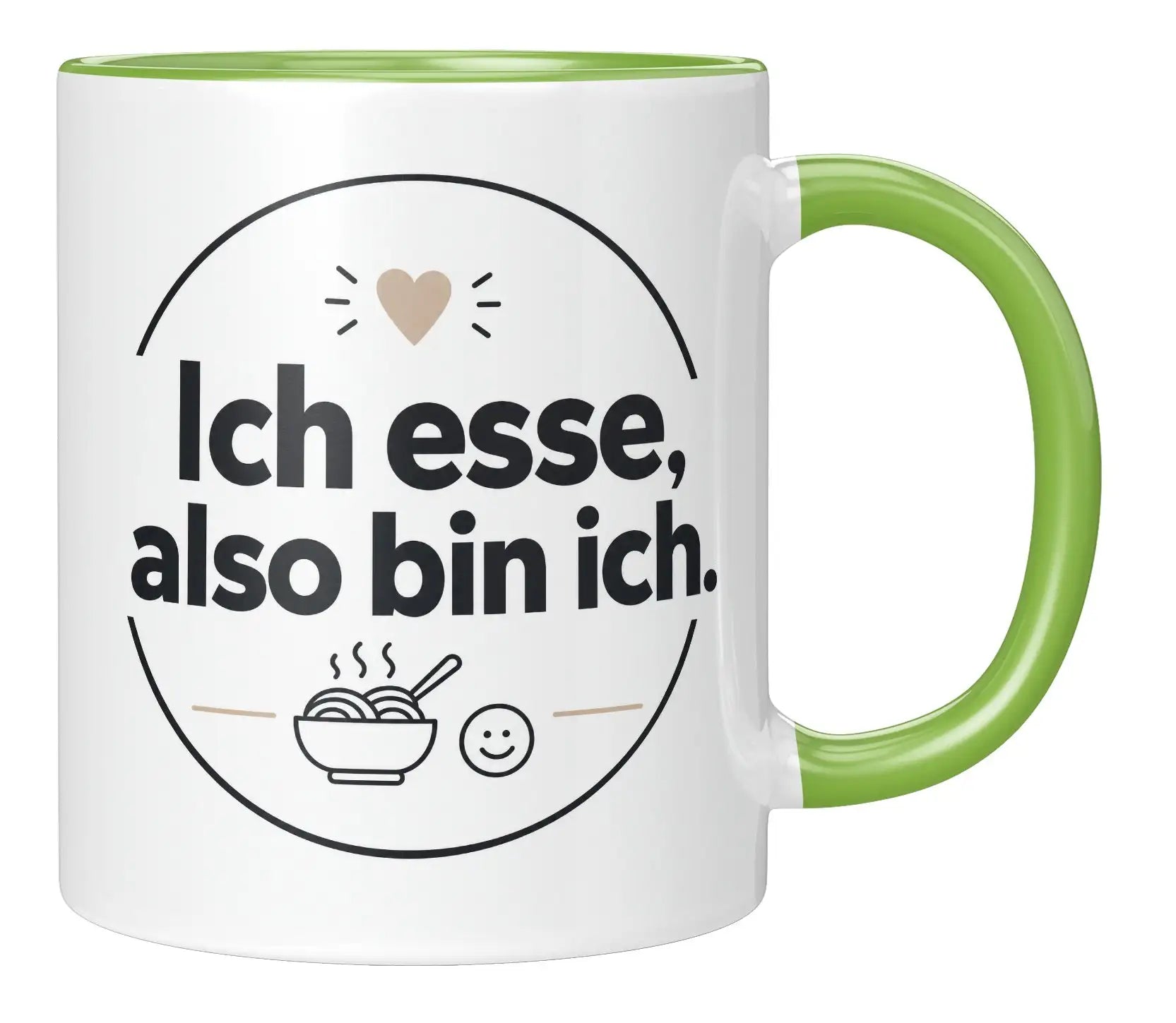 Tasse - Ich esse, also bin ich.
