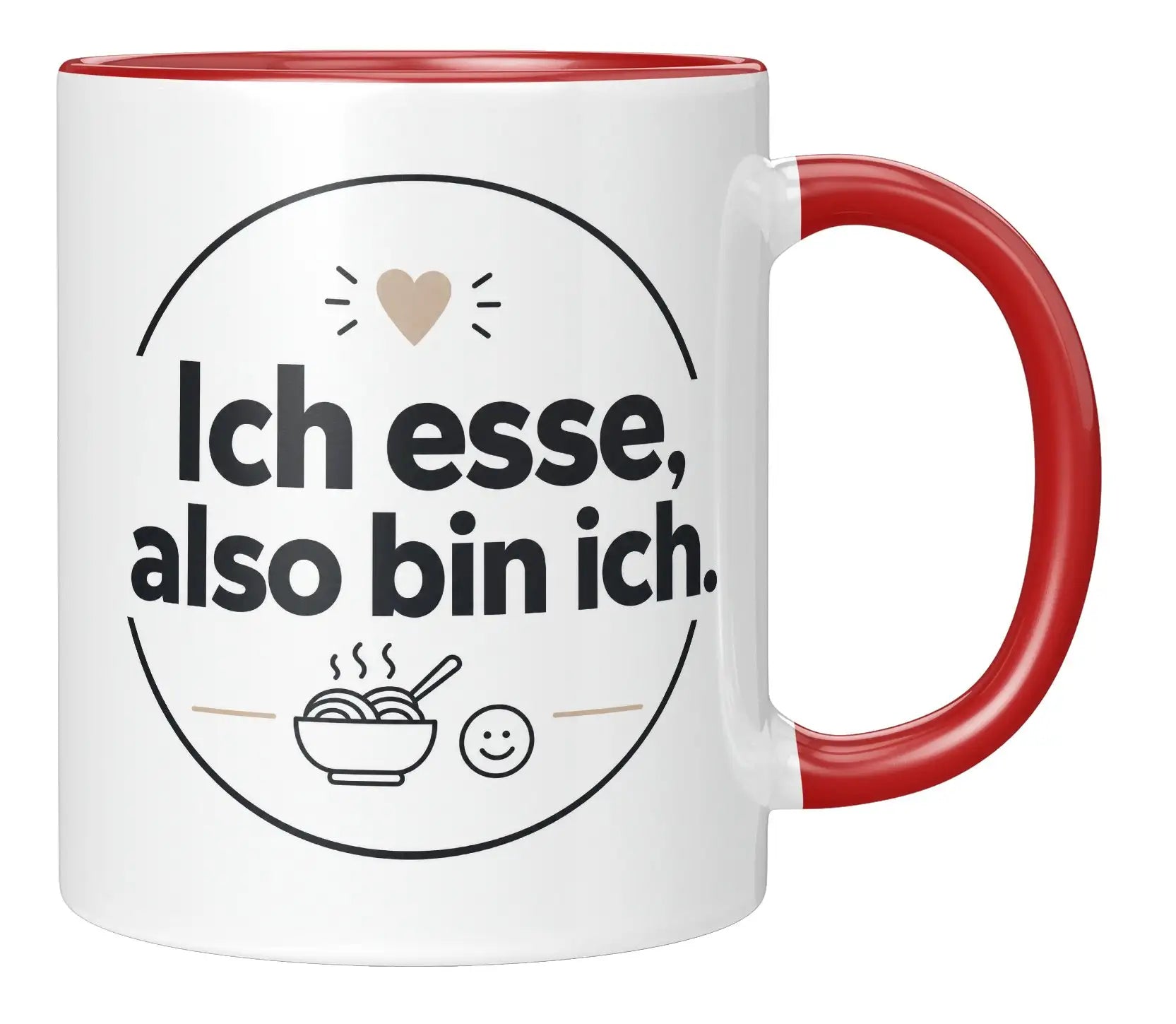 Tasse - Ich esse, also bin ich.